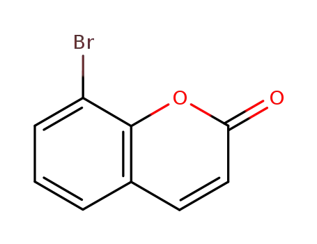 Molecular Structure of 33491-30-4 (8-Bromo-2H-1-benzopyran-2-one)
