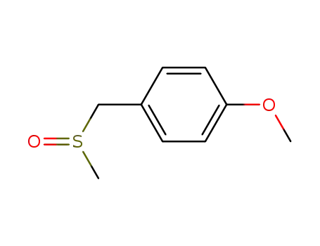 Molecular Structure of 15733-09-2 (1-methoxy-4-((methylsulfinyl)methyl)benzene)