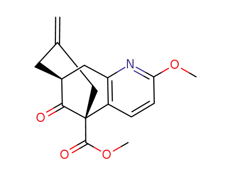 (1S,9S)-5-Methoxy-11-methylene-13-oxo-6-aza-tricyclo[7.3.1.0<sup>2,7</sup>]trideca-2<sup>(7)</sup>,3,5-triene-1-carboxylic acid methyl ester