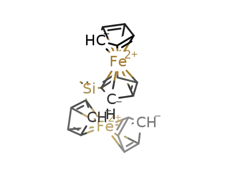 Molecular Structure of 71547-25-6 (bis(1-cyclopenta-2,4-dienyl)-dimethyl-silane; cyclopenta-1,3-diene; iron)