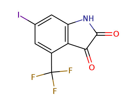 6-Iodo-4-(trifluoromethyl)indoline-2,3-dione