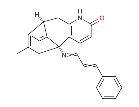 (5R,9R,11E)-5-(3-phenylprop-2-en-1-ylideneamino)-11-ethylidene-5,6,9,10-tetrahydro-7-methyl-5,9-methanocycloocta[b]pyridin-2(1H)-one