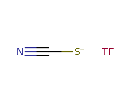 Thiocyanic acid,thallium(1+) salt (9CI)
