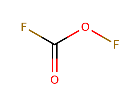 16566-10-2,Carbonofluoridic acid,anhydride with hypofluorous acid (9CI),Formylhypofluorite, fluoro- (8CI); Fluorocarbonyl hypofluorite; Fluoroformylhypofluorite; Formyl fluoride, (fluorooxy)-