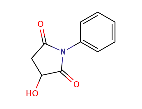 Molecular Structure of 20400-73-1 (D,L-2-Hydroxy-N-phenylsuccinimide)
