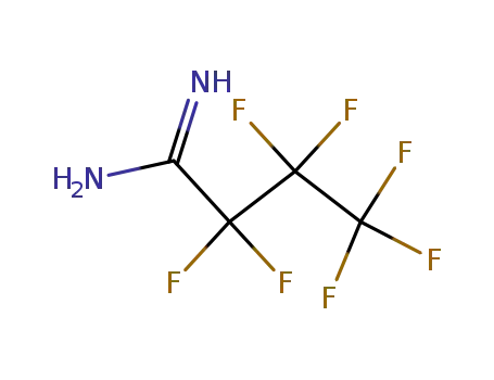 Molecular Structure of 375-19-9 (HEPTAFLUOROBUTYRYLAMIDINE)