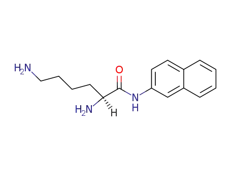 Molecular Structure of 4420-88-6 (lysine-2-naphthylamide)