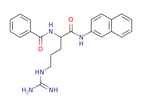 Molecular Structure of 305-09-9 (Benzoylarginine-2-Naphthylamide)