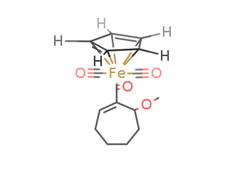 dicarbonyl(η5-cyclopentadienyl)(η1-7-methoxycycloheptene-1-carbonyl)iron