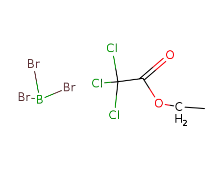 Molecular Structure of 856317-96-9 (BBr<sub>3</sub>*Cl<sub>3</sub>CCOOC<sub>2</sub>H<sub>5</sub>)
