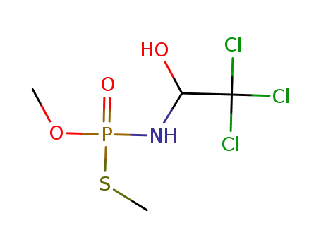 O,S-dimethyl (2,2,2-trichloro-1-hydroxyethyl)phosphoramidothioate