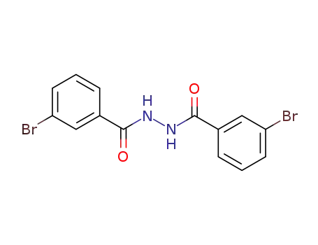 Molecular Structure of 84196-25-8 (2'-(3-bromobenzoyl)3-bromobenzohydrazide)