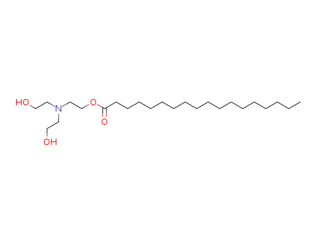 Molecular Structure of 8015-04-1 (2-(bis(2-hydroxyethyl)amino)ethyl octadecanoate)
