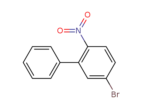 Molecular Structure of 105971-15-1 (5-bromo-2-nitro-biphenyl)