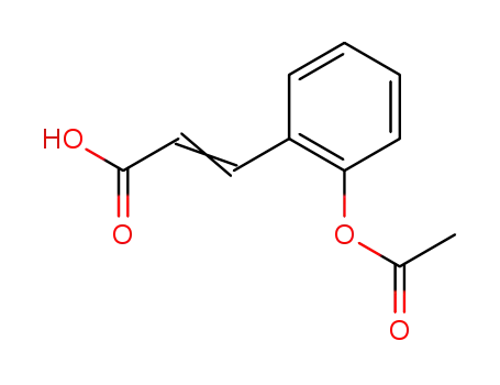 Molecular Structure of 55620-18-3 (2-ACETOXYCINNAMIC ACID)