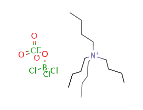 Molecular Structure of 54775-46-1 (tetrabutylammonium trichloroperchloratoborate)