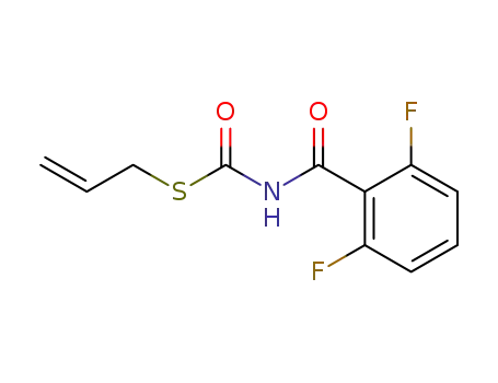 Molecular Structure of 148931-18-4 (S-allyl N-(2,6-difluorobenzoyl)monothiocarbamate)