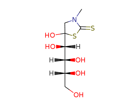 2-Thiazolidinethione,5-hydroxy-3-methyl-5-(1,2,3,4-tetrahydroxybutyl)-