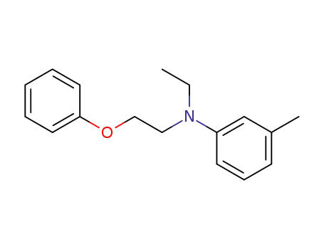 Molecular Structure of 4735-73-3 (Benzenamine, N-ethyl-3-methyl-N-(2-phenoxyethyl)-)