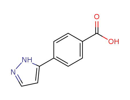 4-(1H-Pyrazol-5-yl)benzoic acid cas  208511-67-5