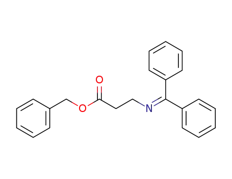 Molecular Structure of 125506-43-6 (N-Diphenylmethylene-β-alanine benzyl ester)
