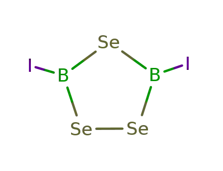 Molecular Structure of 17515-25-2 (2,5-diiodo-1,3,4,2,5-triselenadiborolane)