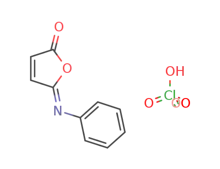 Molecular Structure of 136163-24-1 (N-phenylmaleisoimidium perchlorate)