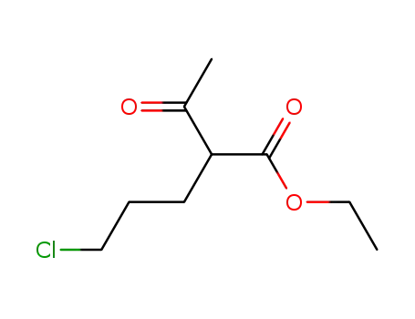 Valeric acid, 2-acetyl-5-chloro-, ethyl ester