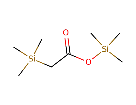 Molecular Structure of 24082-11-9 (TRIMETHYLSILYL (TRIMETHYLSILYL)ACETATE)