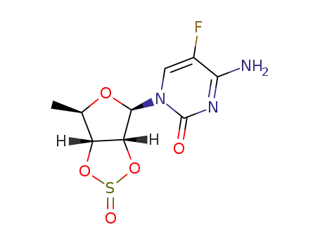 Molecular Structure of 1309454-51-0 (C<sub>9</sub>H<sub>10</sub>FN<sub>3</sub>O<sub>5</sub>S)