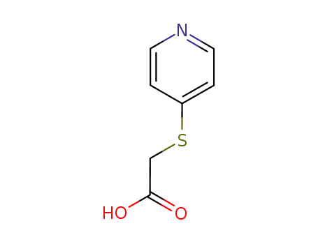Molecular Structure of 10351-19-6 ((4-Pyridylthio)acetic acid)