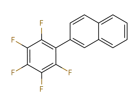 Molecular Structure of 52331-48-3 (2-(2,3,4,5,6-pentafluorophenyl)naphthalene)