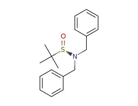 Molecular Structure of 1587717-84-7 ((R)-N,N-dibenzyl-2-methylpropane-2-sulfinamide)
