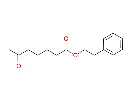 Molecular Structure of 960305-76-4 (6-oxo-heptanoic acid phenethyl ester)
