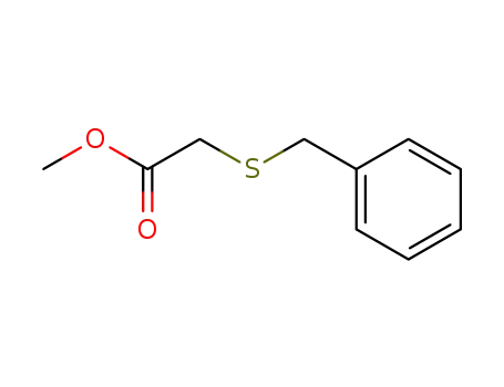 Molecular Structure of 17277-59-7 (Benzyl(2-methoxy-2-oxoethyl) sulfide)