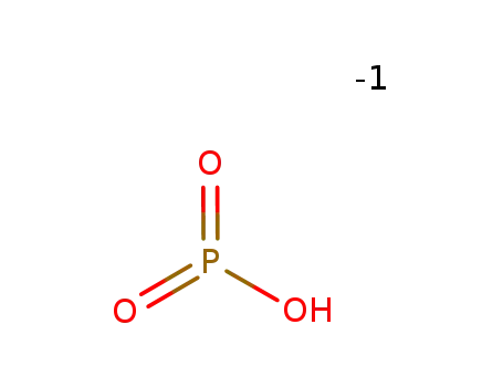 Molecular Structure of 87965-36-4 (Phosphate(1-), hydrotrioxo-)