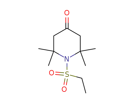 Molecular Structure of 131309-37-0 (1-Ethanesulfonyl-2,2,6,6-tetramethyl-piperidin-4-one)