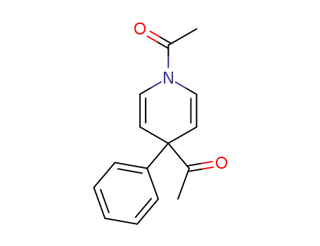 Molecular Structure of 41225-59-6 (1,4-diacetyl-1,4-dihydro-4-phenylpyridine)