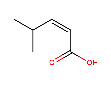 Molecular Structure of 1775-44-6 (4-METHYLPENT-2-ENOIC ACID)