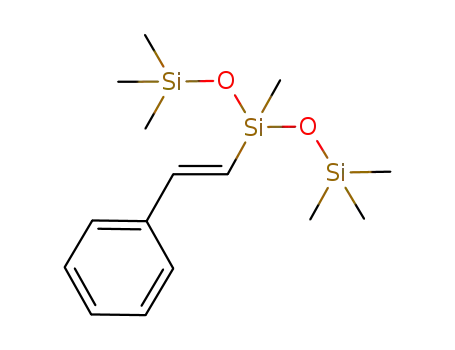 Molecular Structure of 198623-99-3 ((E)-1,1,1,3,5,5,5-heptamethyl-3-styryltrisiloxane)