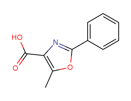 4-Oxazolecarboxylicacid, 5-methyl-2-phenyl- cas  18735-74-5