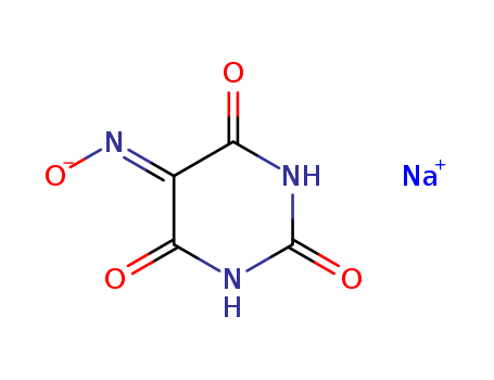2,4,5,6(1H,3H)-Pyrimidinetetrone,5-oxime, sodium salt (1:1)