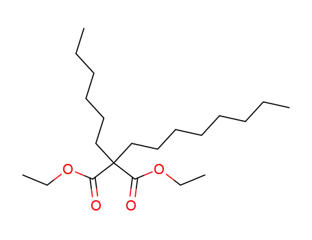 Molecular Structure of 87549-16-4 (diethyl 2-hexyl-2-octylmalonate)