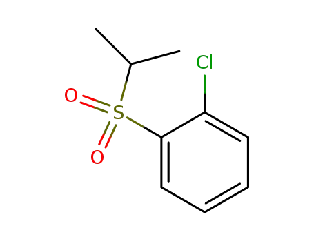 Molecular Structure of 70398-95-7 (2-isopropylsulfonylchlorobenzene)