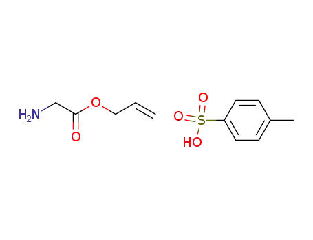 Molecular Structure of 88223-98-7 (p-toluenesulfonic acid salt of glycine allyl ester)