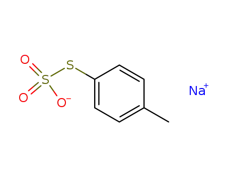 Molecular Structure of 38078-55-6 (4-tolylthiosulfuric acid)