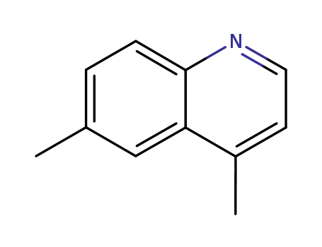 Molecular Structure of 826-77-7 (4,6-dimethylquinoline)
