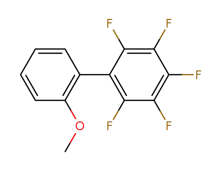 Molecular Structure of 15945-35-4 (2,3,4,5,6-pentafluoro-2′-methoxy-1,1′-biphenyl)