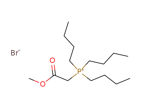 Molecular Structure of 140405-31-8 (Phosphonium, tributyl(2-methoxy-2-oxoethyl)-, bromide)