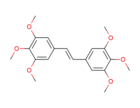Molecular Structure of 61240-22-0 ((E)-3,4,5,3',4',5'-Hexamethoxystilbene)